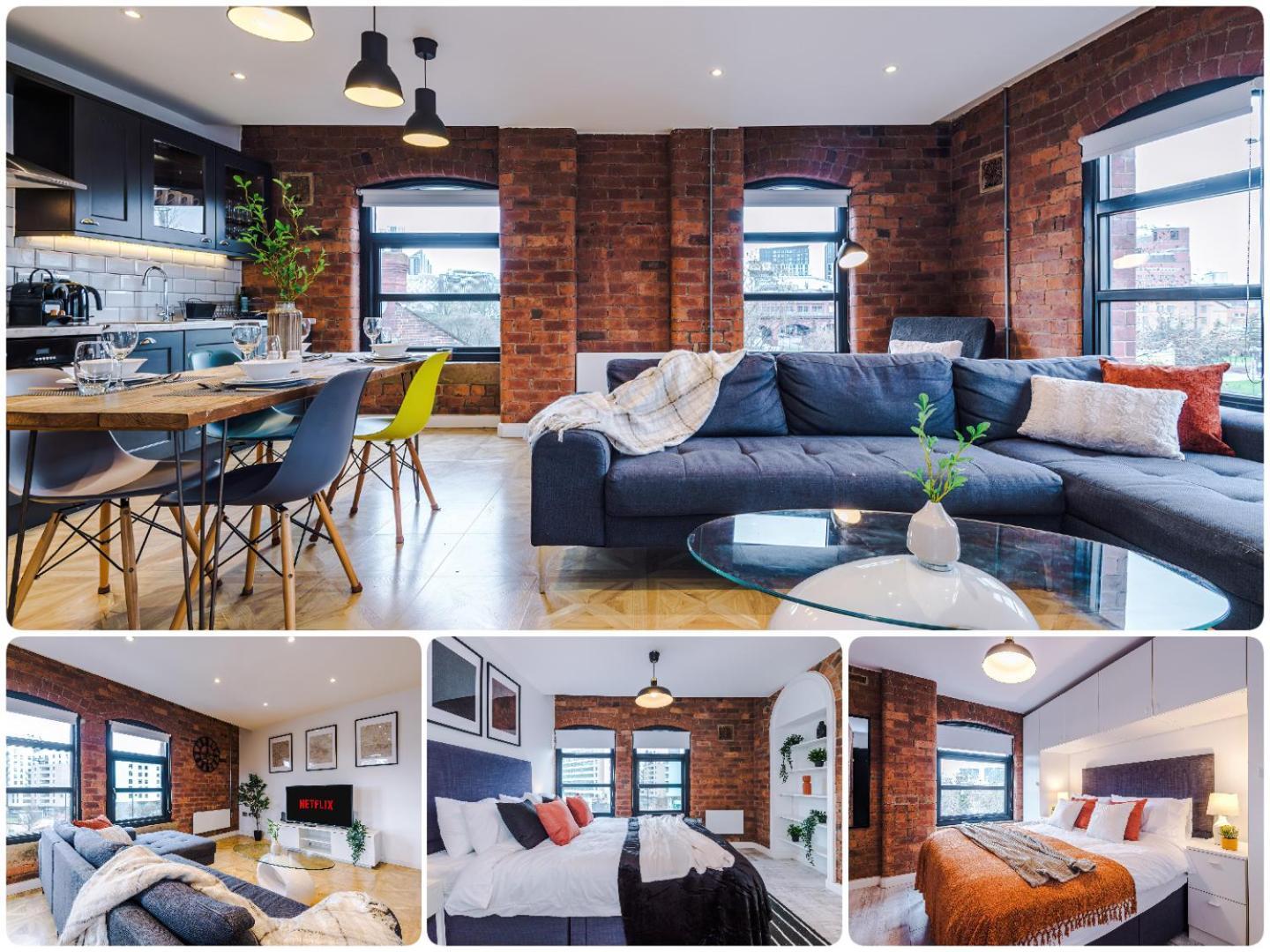 2 King Size Beds In Manhattan Styled Oversize Apartment