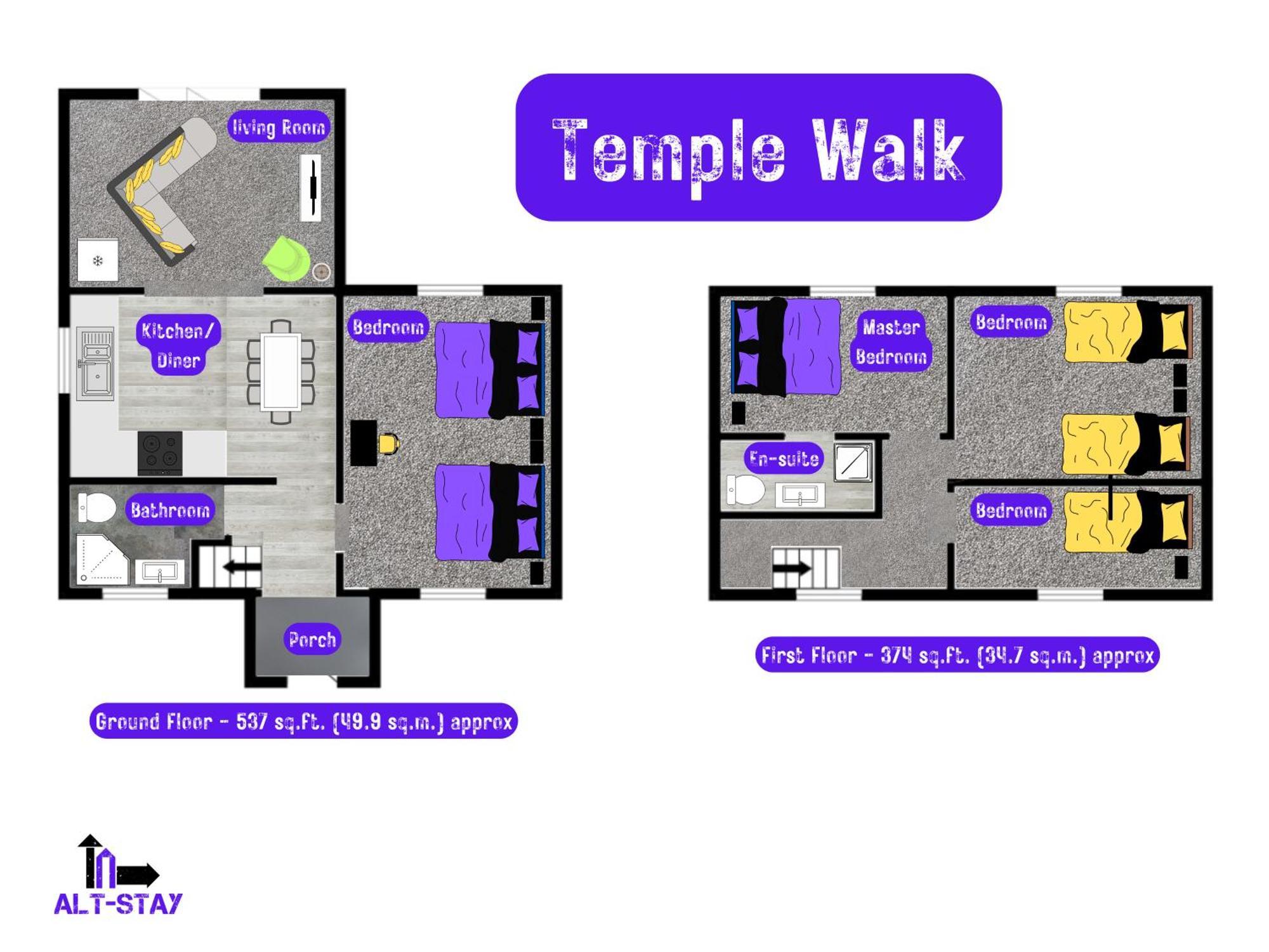 Alt-Stay Temple Newsam - 4 Bed - 10 Percent Off Monthly - Contractors, Insurance, Relocation - Long Stays Welcome Holiday home