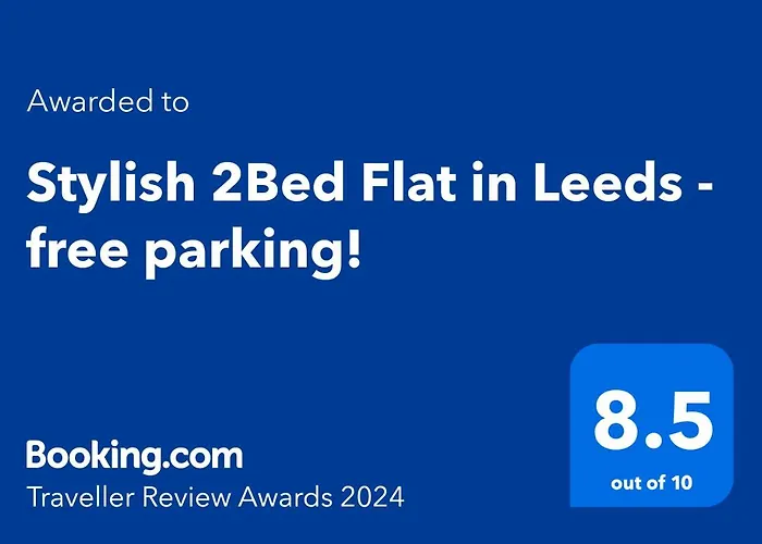 Stylish 2Bed Apt In Leeds - Free Parking!