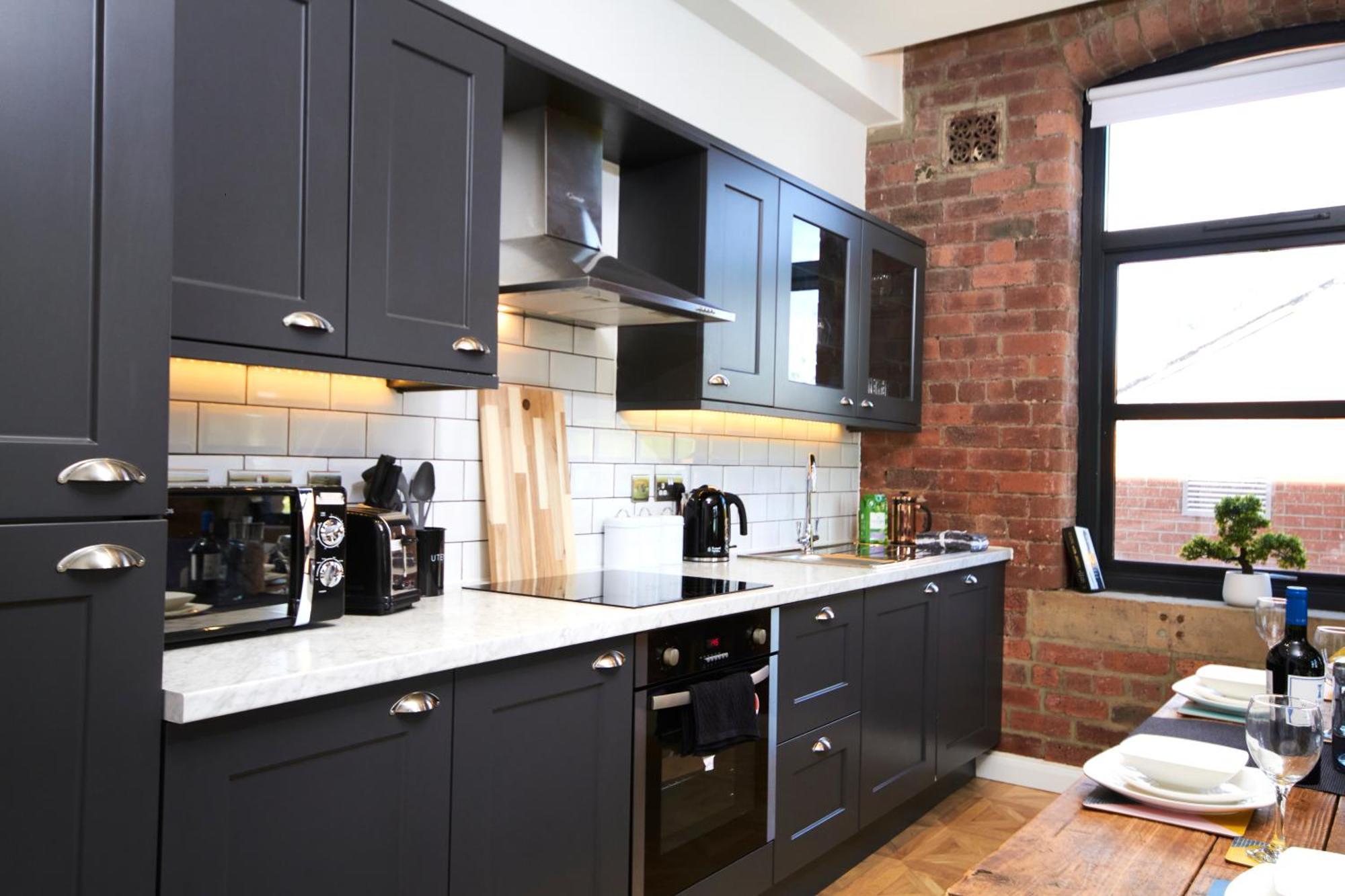 Apartment Sleek New York Style In Leeds *