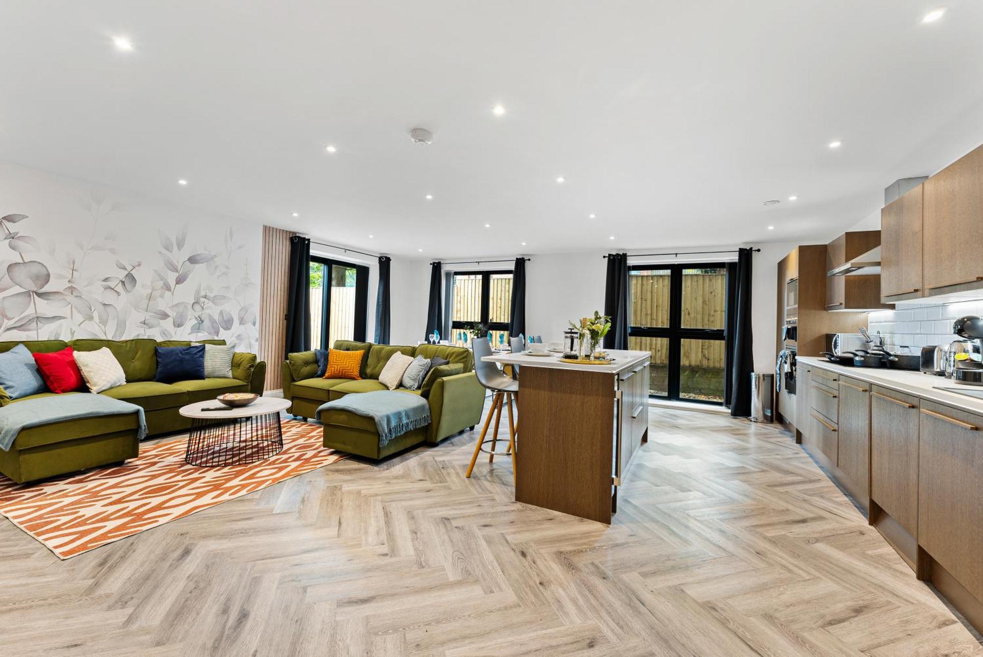 Stylish Abode In Leeds - Games - Parking Apartment *