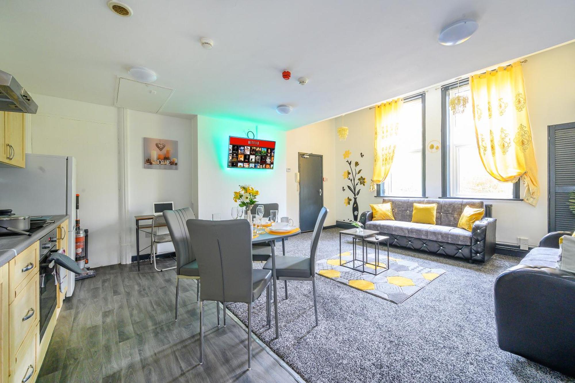 -f5gh- For Relaxed & Cosy Stay, Free Parking, Wifi *