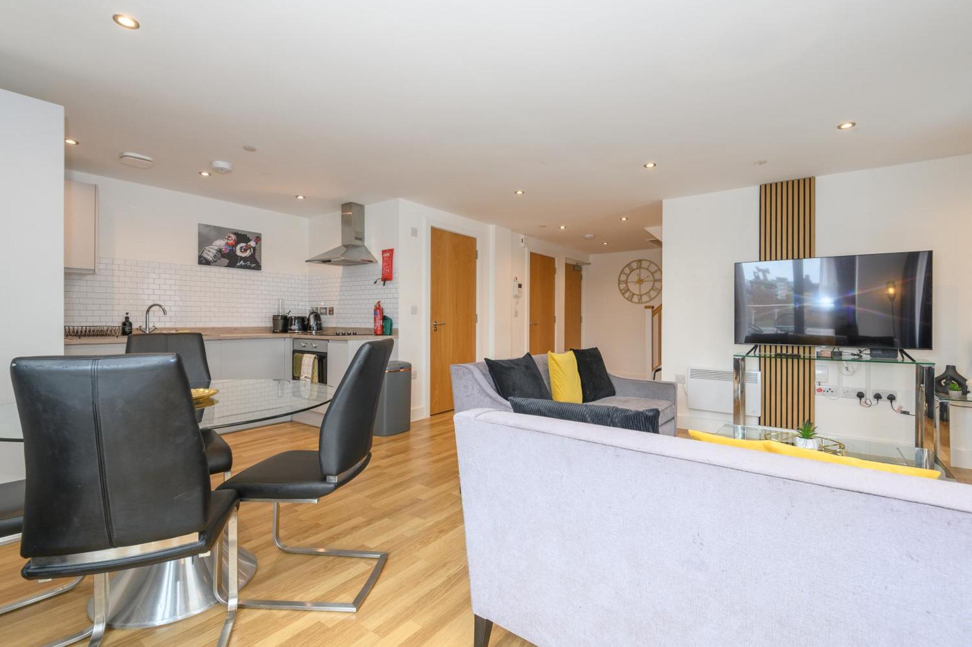 Apartment Luxury 3-bed, 3-bath Penthouse - Leeds Centre - Underground Parking Leeds (West Yorkshire)