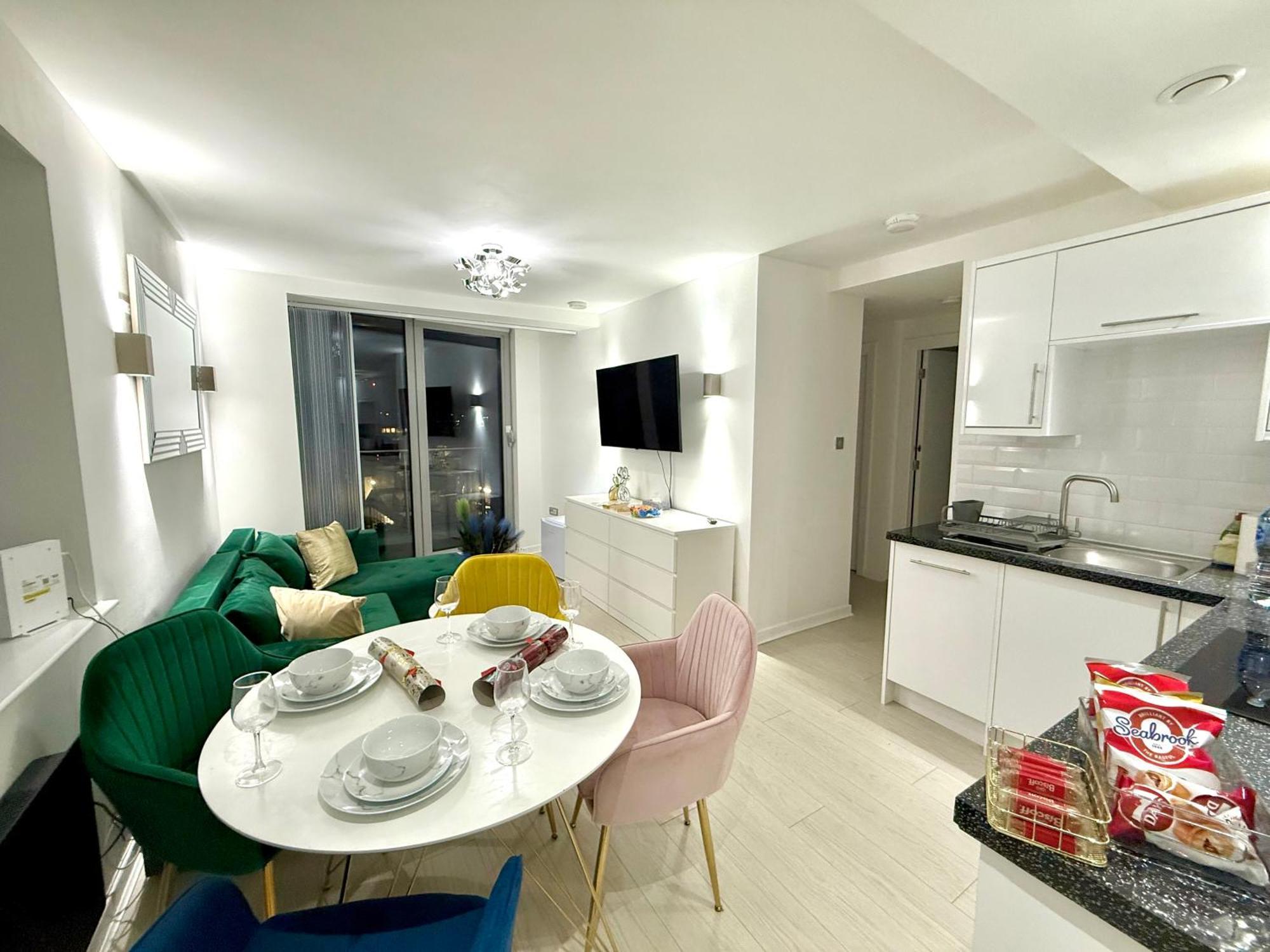 Apartment Winner Of 2025 Traveller Award - 2 Double Bed In Heart Of Leeds Centre With Netflix & Wifi Leeds (West Yorkshire)