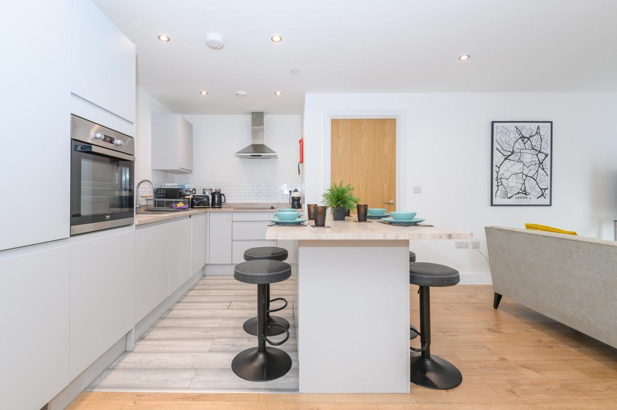 Apartment 2-bedroom With 2 En-suite - Leeds Centre With Underground Parking Leeds (West Yorkshire)