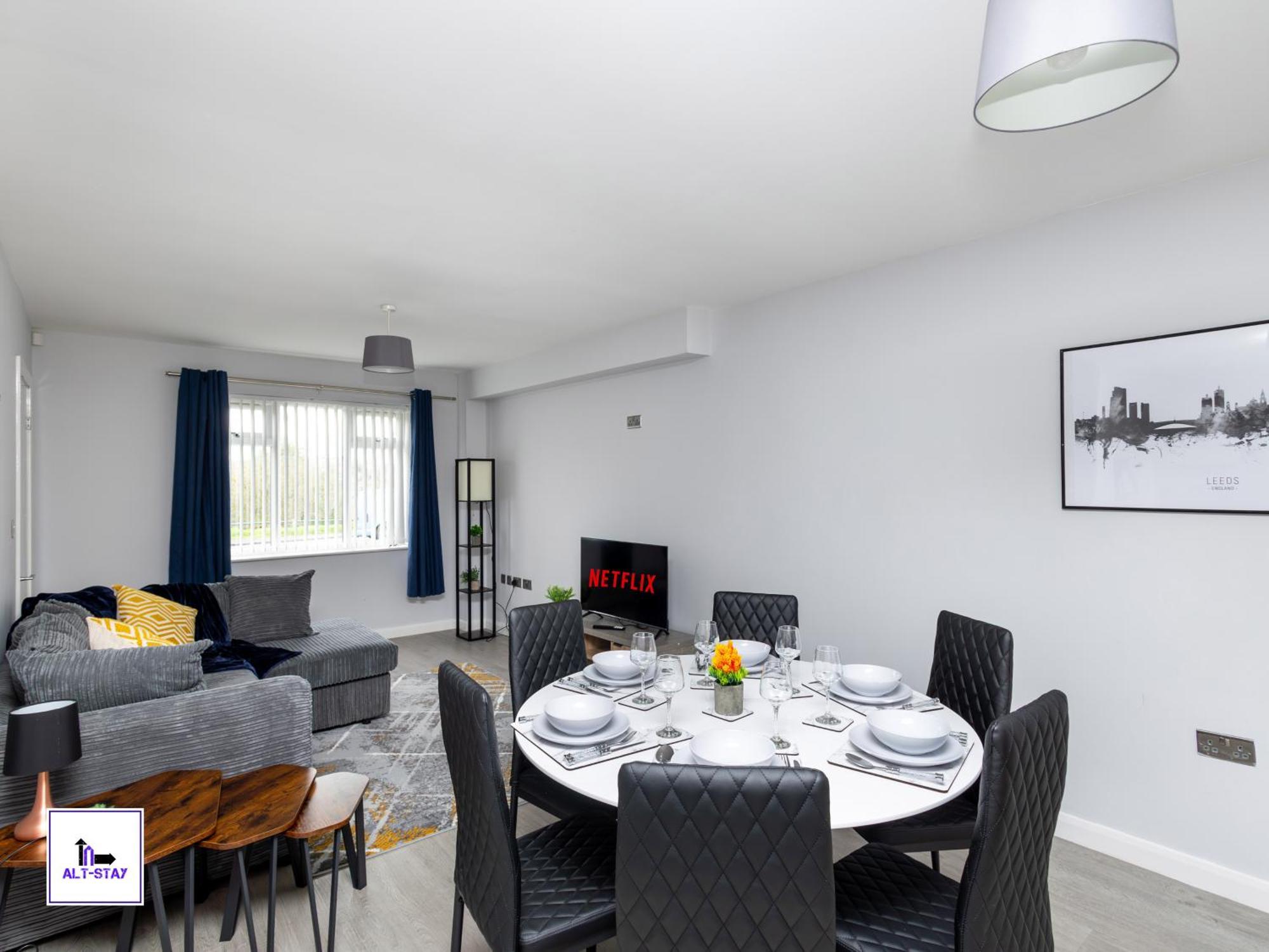Holiday home Alt-Stay West Leeds - 3 Bed - 10 Percent Off Monthly - Contractors, Insurance, Relocation - Long Stays Welcome Leeds (West Yorkshire)