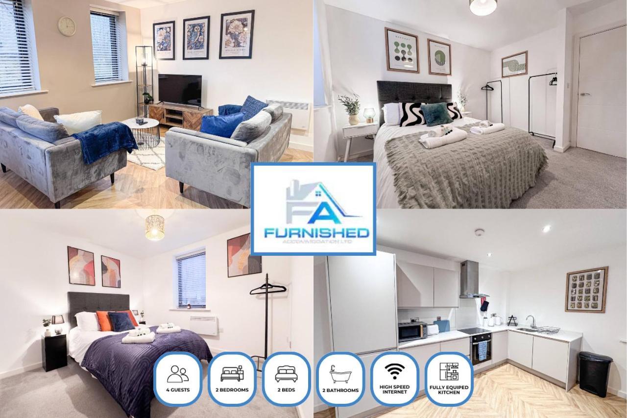 Modern 2 Bed 2 Bath Free Parking & Fast Wifi Apartment Leeds (West Yorkshire)